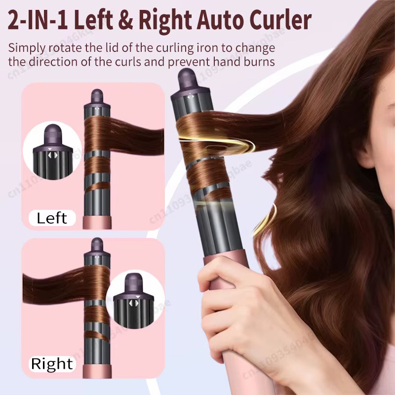 Sencicimen 6-in-1 Multi-Haarstyler mit negativen Ionen, Blau - Bild 2
