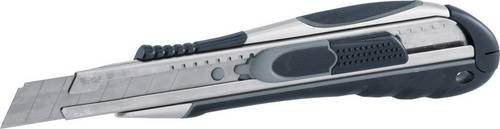 Kwb Autolock 2 in 1 Sicherheits-Abbrechklingenmesser in Grau mit 18mm Klinge aus Edelstahl - Bild 1