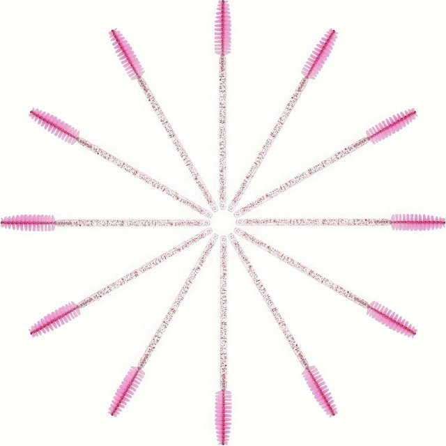 50 Stück Wimpern- und Augenbrauenpinsel, Unisex - Bild 1