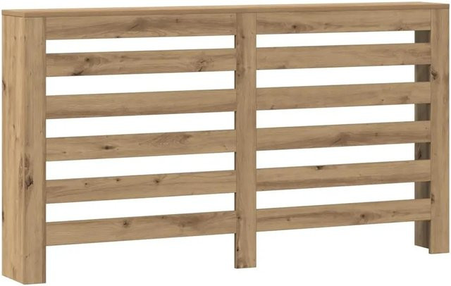 vidaXL Heizkörperverkleidung Artisan-Eiche in Braun mit Latten-Design, B/T/H: 149 x 20 x 82 cm - Bild 1