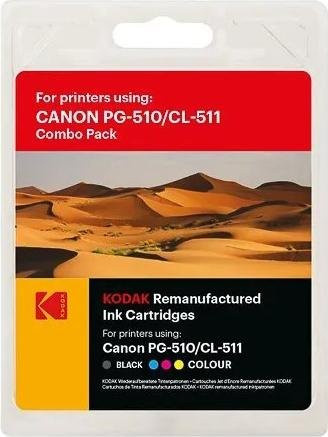 Kodak Tintenpatronen Set für MP230, Schwarz und Multicolor, 2 x 12 ml - Bild 1