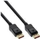 INLINE DisplayPort-Kabel DisplayPort auf DisplayPort, Version 1.4, 8K Unterstützung, Schwarz, Länge: 7,5 m - Bild 1