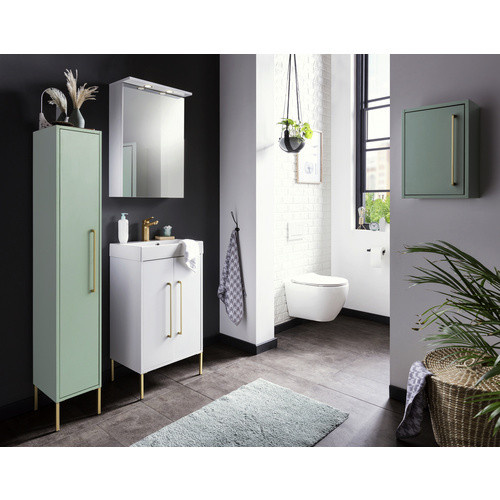 Schildmeyer Highboard Sarah Badschrank in Grün mit Soft-Close-Türen, Breite: 25 cm, Höhe: 154,7 cm, Tiefe: 30 cm - Bild 2