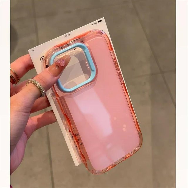 Stoßfeste Gelee Handyhülle für iPhone 17 Pro Max 16 15 14 13 12 11 in Pink - Bild 1