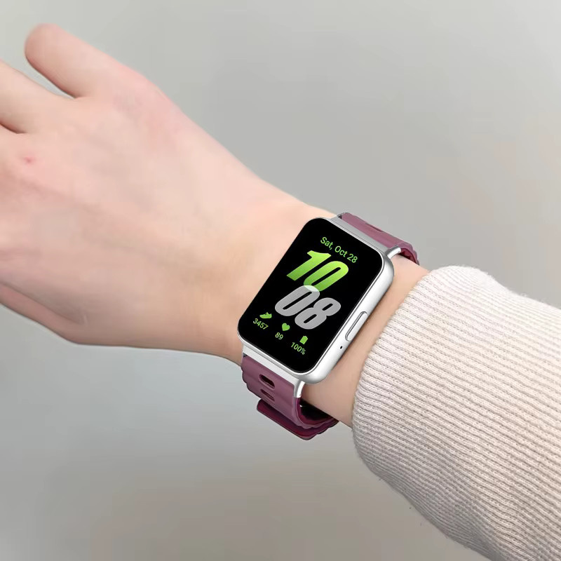CAOWTAN Uhrenarmband Silikon, Samsung Galaxy Watch Fit 3, Unisex - Bild 1