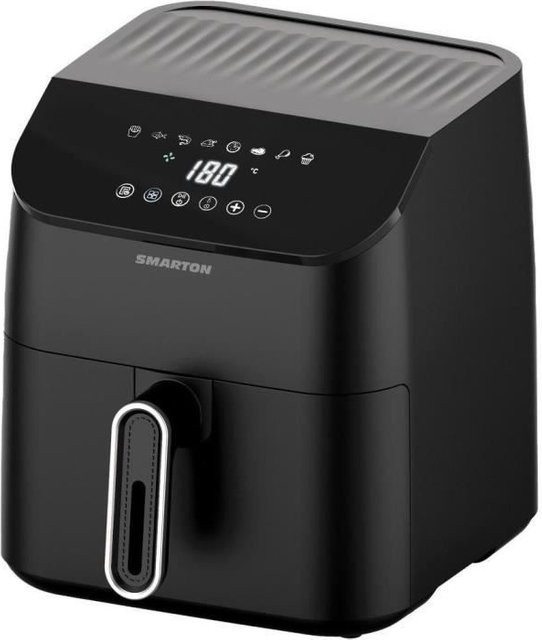 Smarton Heißluftfritteuse FR 450 in Schwarz mit Digitalanzeige und Timer - Bild 1