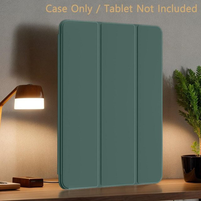 Magnetisches Smart Cover Flip Hülle für Samsung Galaxy Tab A7 A8 A9 A11 Lite Plus in Dunkelgrün - Bild 1