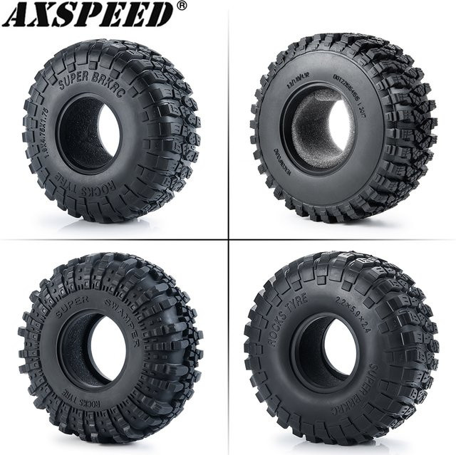 AXSPEED Gummireifen, 4-teiliges Set, Schwarz - Bild 1