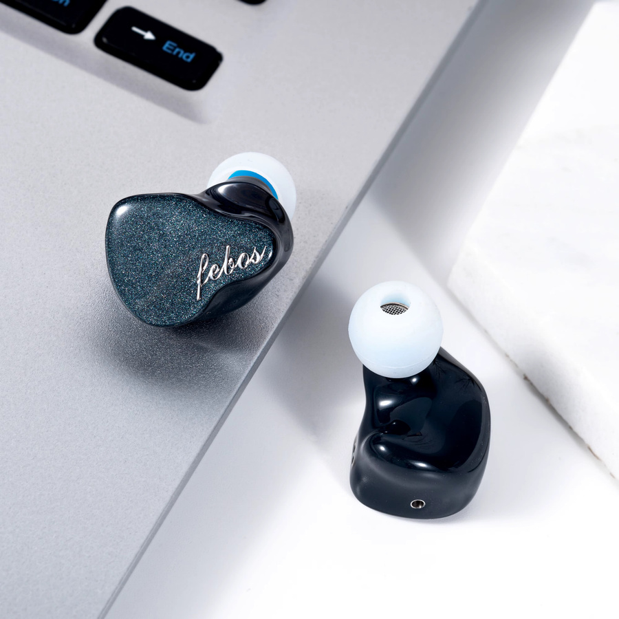 Hisenior Mega5Est 7. Edition Hi-Fi Monitor In-Ear-Kopfhörer mit 1DD+2BA+2EST und 0,78mm 2PIN Kabel in Blau - Bild 2