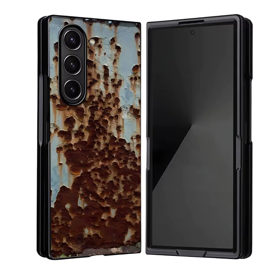 Handyhülle mit Retro Rost-Design für Samsung Galaxy Z Fold (verschiedene Modelle), Multicolour - Bild 3