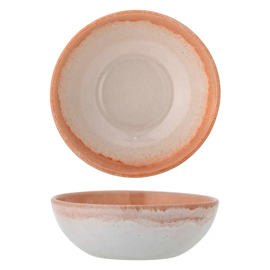 Bloomingville Keramikschale Paula in Orange, Durchmesser: 16 cm - Bild 1