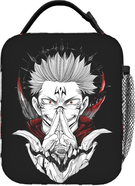 Fancy Style Studio Choso Anime Kühltasche, isolierte und auslaufsichere Lunchtasche in Schwarz - Bild 1