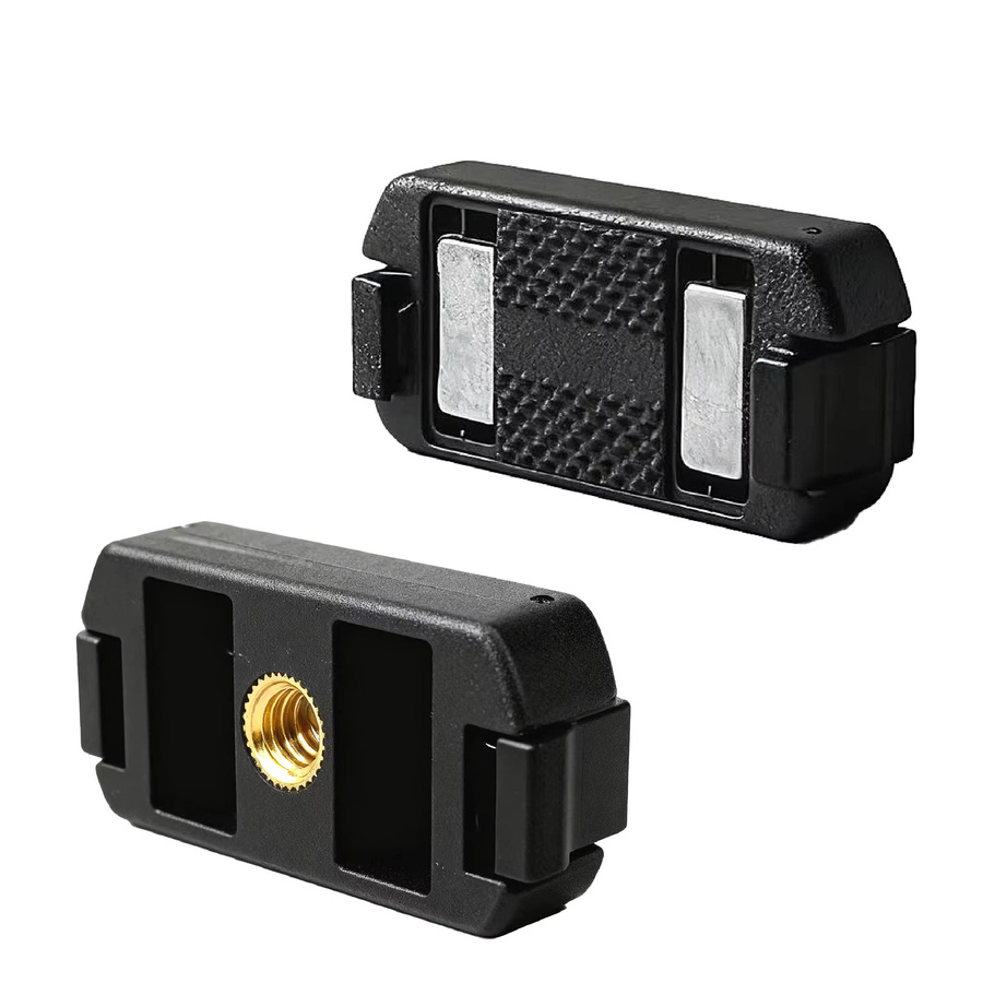 Magnetischer Schnellwechseladapter für DJI OSMO 360 und Action 6/5/4/3 aus Aluminiumlegierung in Schwarz mit 1/4 Zoll Schraubenloch - Bild 3