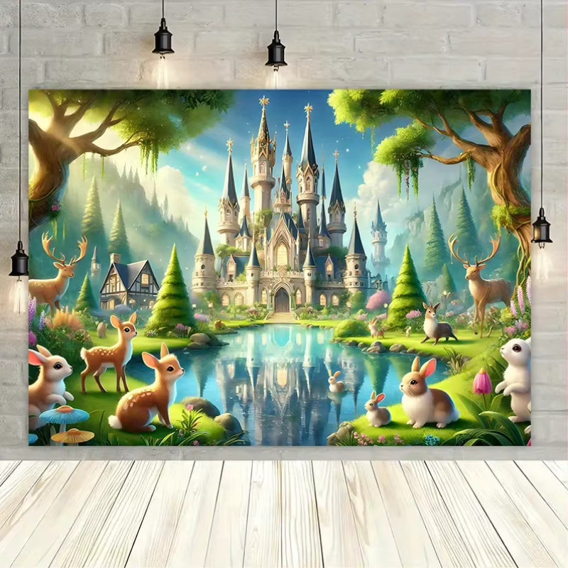 Zauberschloss und Waldmärchen Tischdeko in Mehrfarbig für besondere Anlässe - Bild 2