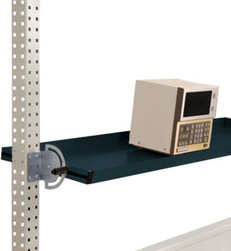 Manuflex AS1717.7016 Neigbare Ablagekonsole für PACKPOOL Packtische in Anthrazit, Nutztiefe: 34,5 cm, für Tischbreite: 150 cm - Bild 1