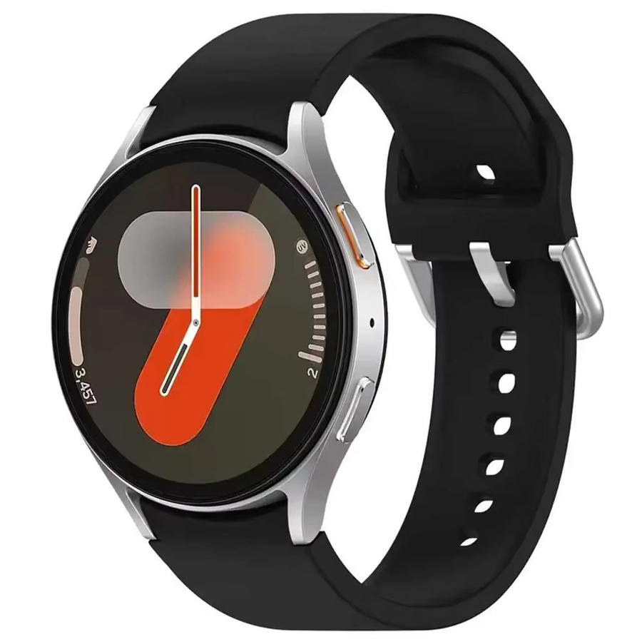 Sportband Silikonarmband, Schwarz, für Samsung Galaxy Watch - Bild 1