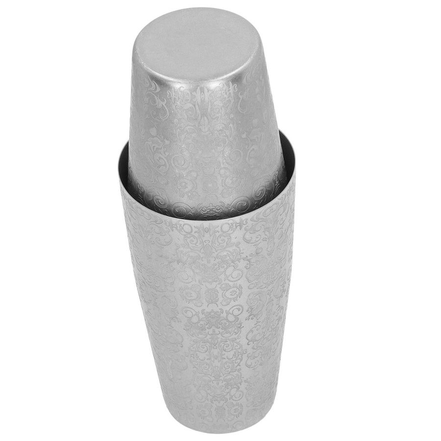 Boston Shaker Set aus 304 Edelstahl mit graviertem Design für Bar und Barkeeper - Bild 2
