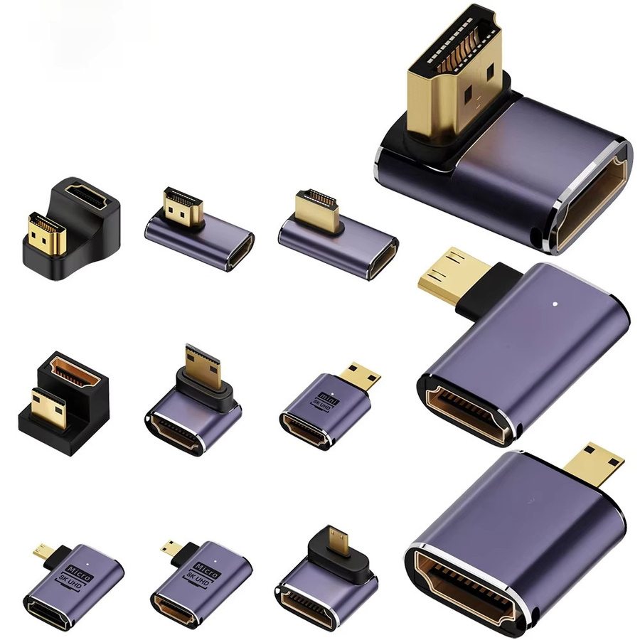 UGOURD Mini Micro HDMI zu HDMI 2.1 Konverter Adapter für 8K60Hz und 4K120Hz mit 48 Gbit/s für HDTV, Projektor, PS5 und Laptop - Bild 4