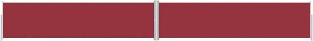 Ausziehbare Seitenmarkise furnicato in Rot mit Automatikfunktion, Breite: 1200 cm, Höhe: 160 cm - Bild 1