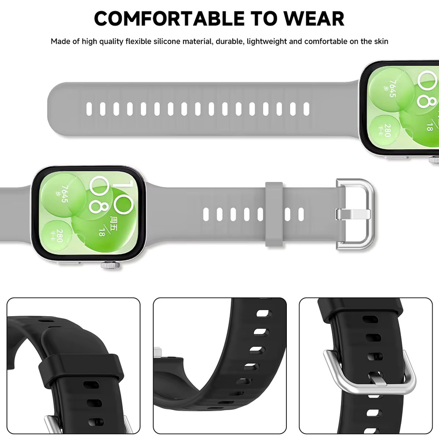 CAOWTAN Uhrenarmband Silikon, Unisex - Bild 2