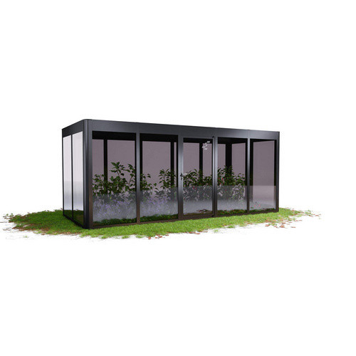 SunElements Gewächshaus Modern 5.2 in Silber, B/H/T: 548 x 229 x 233 cm, UV-beständig und winterfest - Bild 2
