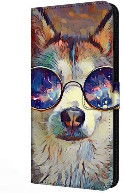 Magnetische Flip Leder Hülle für Samsung Galaxy S10 Plus als Book Case Geldbörse mit Ständer Funktion in Armee Grün - Bild 1