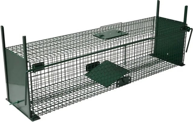 Moorland Safe 5007 Lebendfalle Dunkelgrün mit 2 Eingängen H x B x T: 100 x 25 x 25 cm - Bild 1