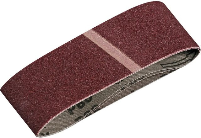 LUX-TOOLS Schleifband K60 für Holz, Metall und Lack, Breite: 6,5 cm, Länge: 41 cm - Bild 1