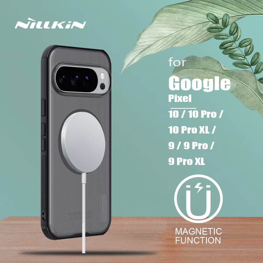 Nillkin Frosted Shield Ultradünne Magnetische Schutzhülle für Google Pixel 10 Pro XL, 10 Pro, 10, 9 Pro XL, 9 Pro, 9 5G in Schwarz - Bild 2