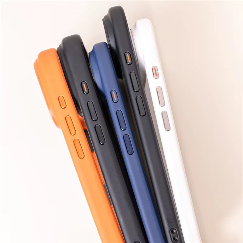 Active Touch Mattierte Panzerhülle für iPhone 17 Air, iPhone 16 Pro, iPhone 15 und iPhone 17 Pro Max – Transluzente Hybrid Stoßfeste Hartschalen-Handyhülle in Blau und Transparent - Bild 2