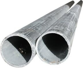 Grundfos Führungsrohr aus verzinktem Stahl, Farbe: Silber, Anschluss: 1/2 Zoll, Länge: 6 m - Bild 1