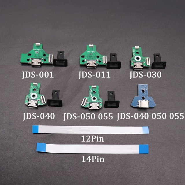 TingDong USB-C Schnellladeplatine für PS4-Controller als DIY-Ladeansatz-Ersatz für JDS-010 011 020 030 040 050 055 in Multicolour - Bild 1