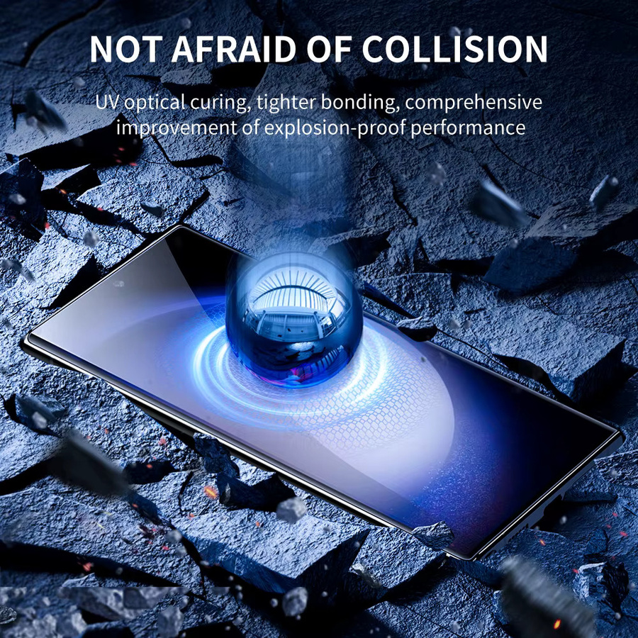 SmartDevil UV-Vollkleber-Displayschutzfolie für Samsung Galaxy S25, S24 Ultra, S23 Ultra und S22 in Transparent mit HD Soft Film und Anti-Fingerabdruck-Funktion - Bild 5