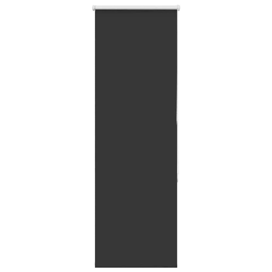 vidaXL Verdunkelungsrollo Schwarz aus Polyester, B: 50 cm, H: 175 cm - Bild 2