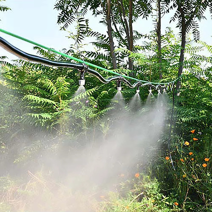 Automatisches Tropfbewässerungssystem für Garten und Gewächshaus mit Nebeldüsen und Schläuchen, Schwarz, 20 m - Bild 2