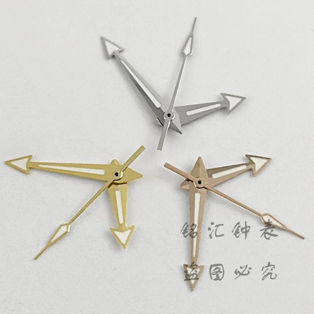 LIYAN Uhrenzeiger, Silber Gold, Grün Leuchtend, für NH34 NH35 4R35 NH36 4R36 Uhrwerk - Bild 1