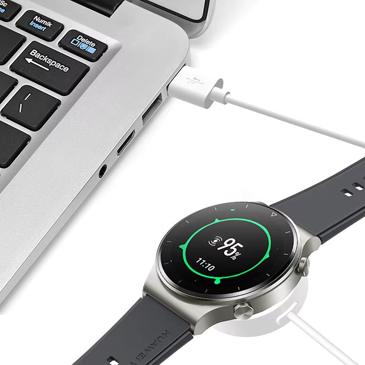 Caysolle USB-Ladekabel Netzteil für Huawei Fit 4, Watch 5, D2, D, Ultimate, Runner, Cyber, GT2 Pro, GT3 SE, GT6, GT5, GT4 in Schwarz - Bild 2