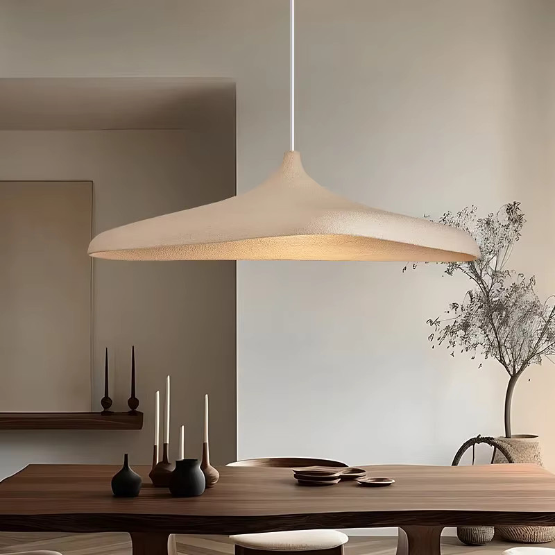 SaloEElaitte Wabi Sabi Stil LED Anhänger Lampe für Wohnzimmer und Esszimmer mit E27 Fassung - Bild 2