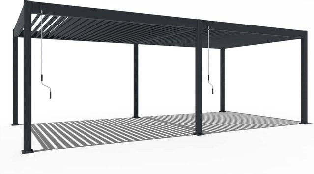 PergoLine Superior Pergola Anthrazit B: 7,2 m, T: 3,6 m - Bild 1