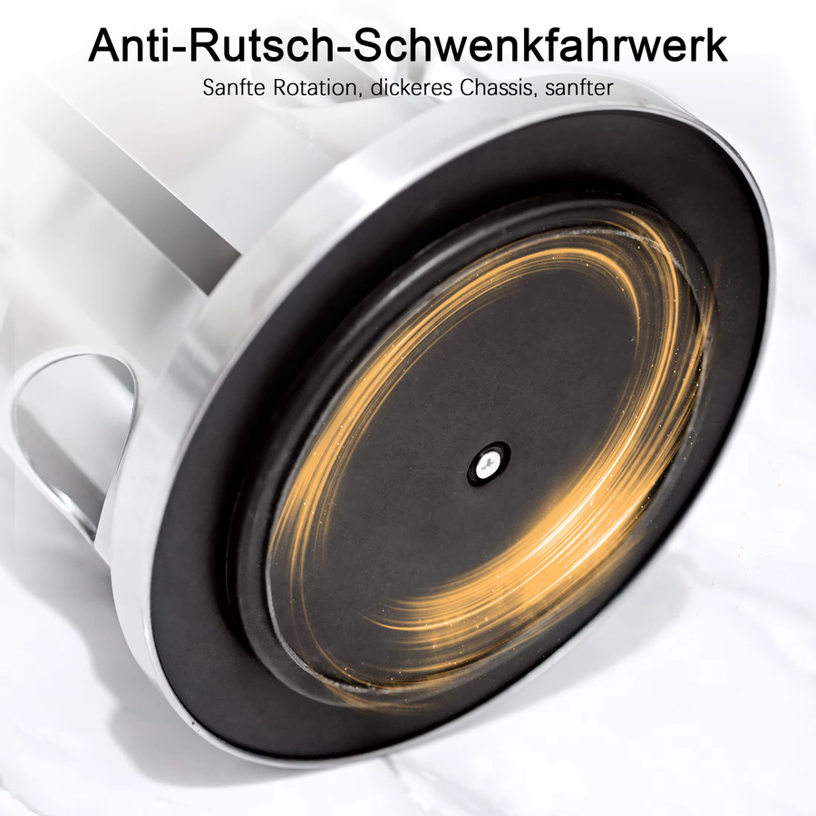 SAEIV Drehbarer Gewürzständer in Silber mit 12 Gewürzbehältern à 100 ml - Bild 4