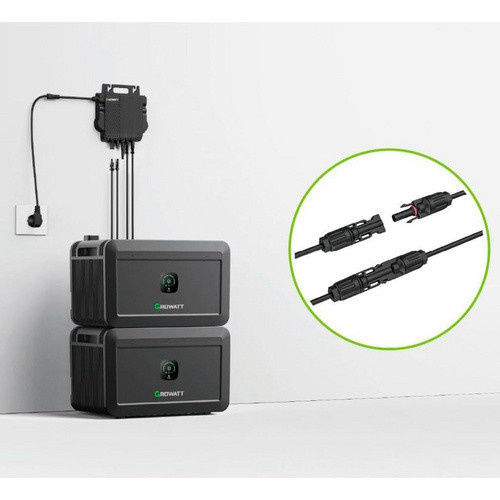 Growatt Solar-Batteriebox NOAH 2000 für Balkonkraftwerke, 2.048 Wh, schwarz - Bild 3