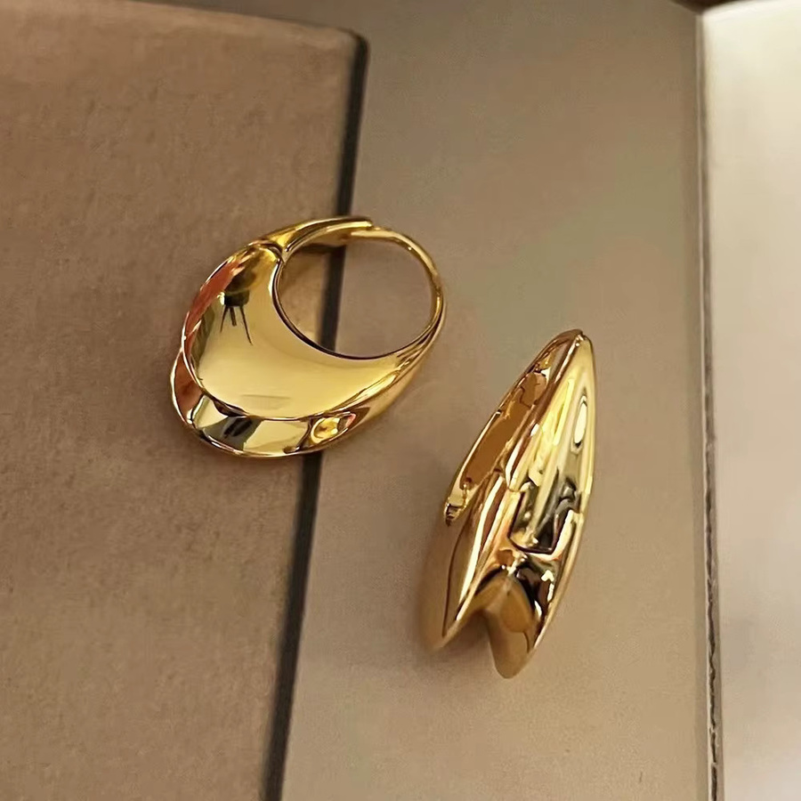 Yerik Creolen Metall, Gold, Damen - Bild 3