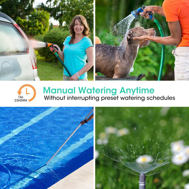 Insoma Automatischer Wassertimer mit LCD-Display und IPX7 Wasserdichtigkeit für ein intelligentes Bewässerungssystem im Garten - Bild 4