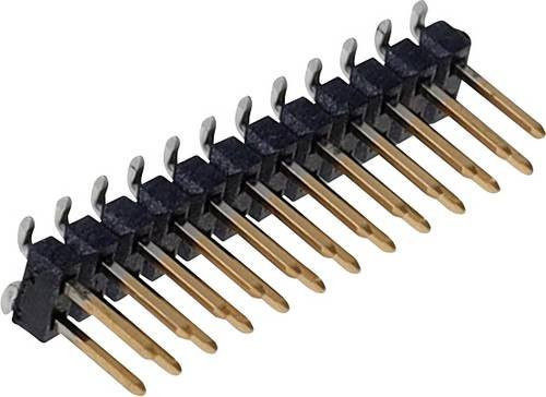 Molex Stiftleiste Standard 2 Reihen in Schwarz und Gold - Bild 1