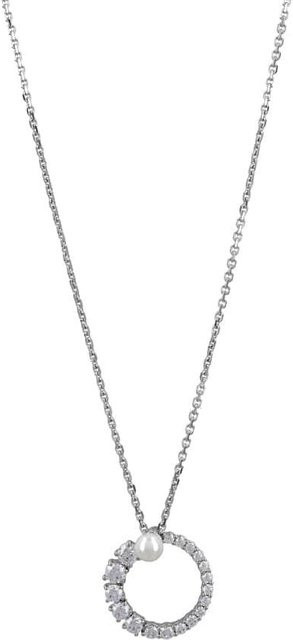 Swarovski Halskette, Silber, Kristall, gray, Damen - Bild 1