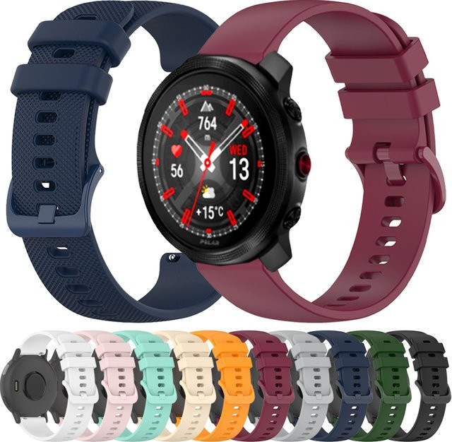 Polar Uhrenarmband Silikon, multicolour, 20 mm, 22 mm - Bild 1