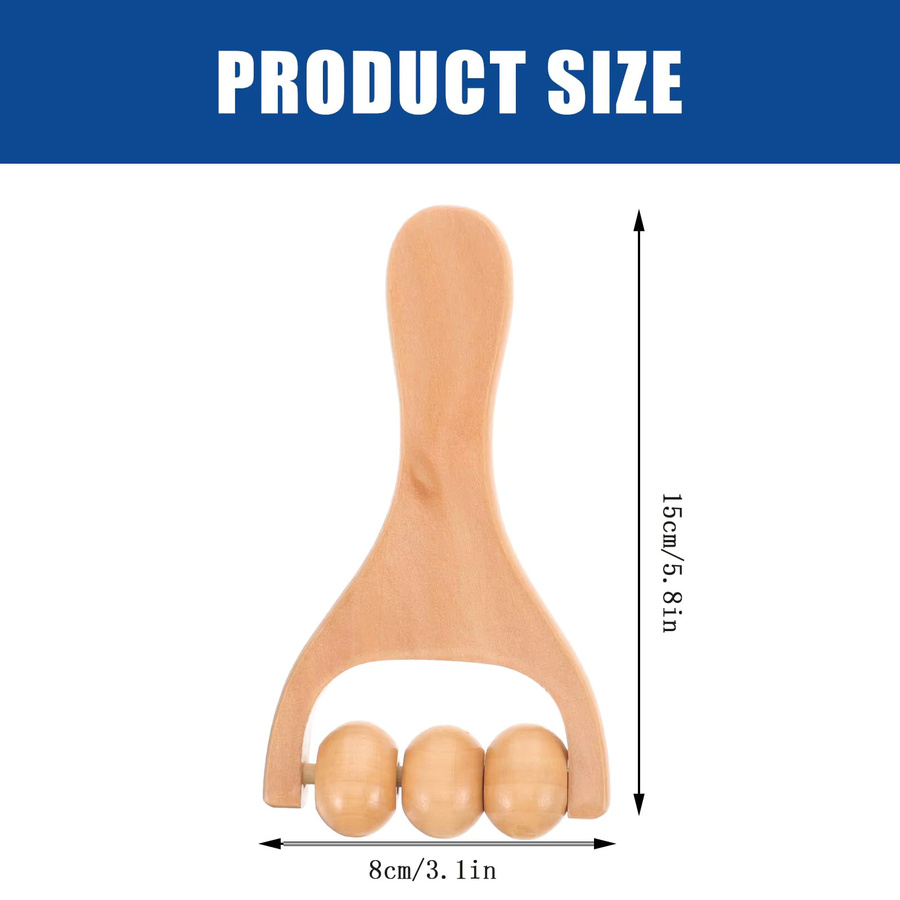 MBaowant Holz-Rollenmassagegerät, Unisex - Bild 2