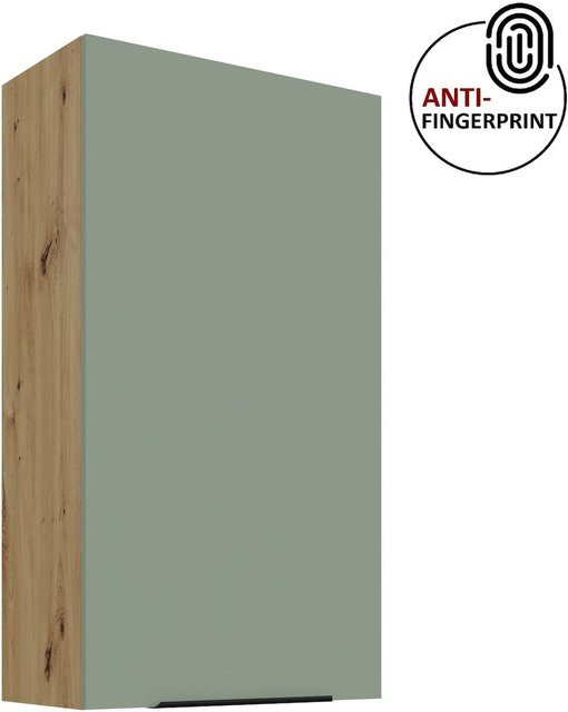 ARIA Hängeschrank Aquamarin Küchenzeile mit Anti Fingerprint Oberfläche Höhe: 90 cm, Breite: 60 cm - Bild 1