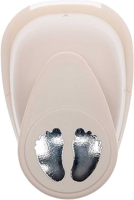 Rico Design Paper Poetry Stanzer Babyfüße Durchmesser: 2,5 cm - Bild 1