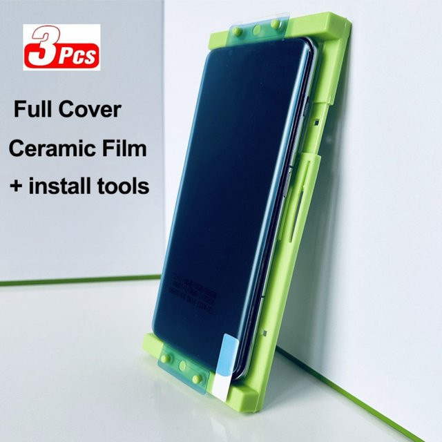 RYWILL Keramikfolie Displayschutzfolie für Huawei Mate 80 Pro Max Mate 70 Pro RS Mate 60 50 40 Pro Plus 50E 40E mit Installationsset, transparent, 3 Stück - Bild 1
